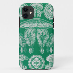 Jellyfish, Discomedusae by Ernst Haeckel iPhone 11 Case