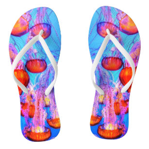 Jellyfish dreams flip flops