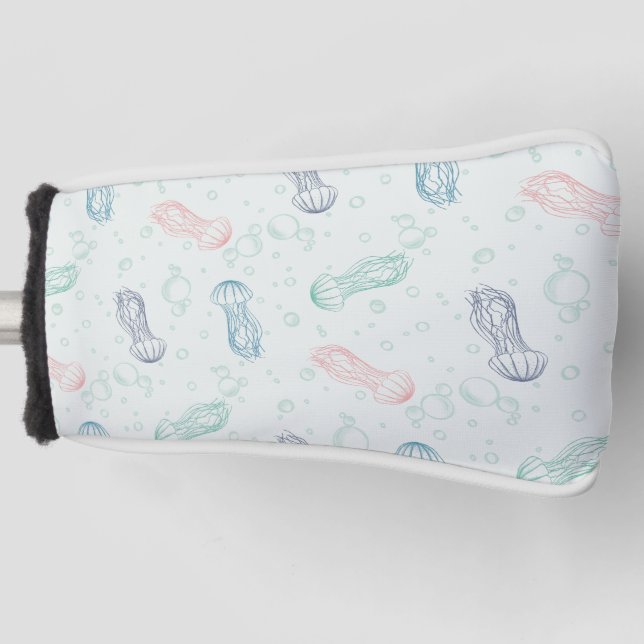 Jellyfish Drift Golf Head Cover (Front)