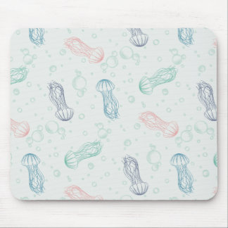 Jellyfish Drift Mouse Pad