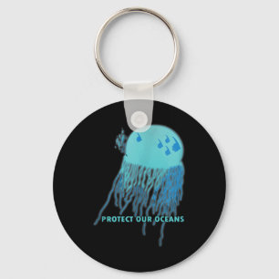 Jellyfish Environmental Protection, Climate Protec Key Ring