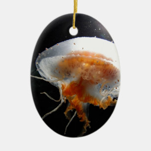 jellyfish fish custom personalise Anniversaries Ceramic Ornament