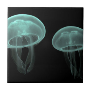 jellyfish fish custom personalise Anniversaries Ceramic Tile