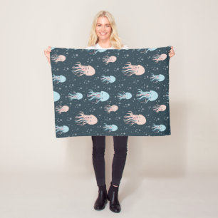 Jellyfish Fleece Blanket