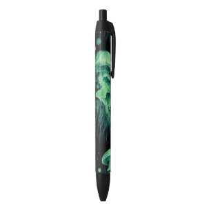 Jellyfish Glow Black Ink Pen
