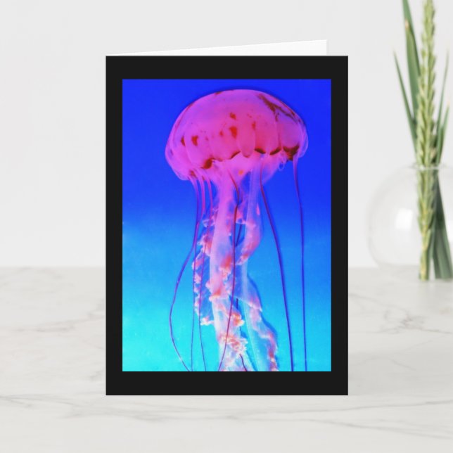 Jellyfish Greeting Card (Front)