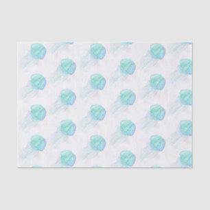 Jellyfish in pastels tissue paper