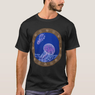 Jellyfish in the Deep Blue T-Shirt