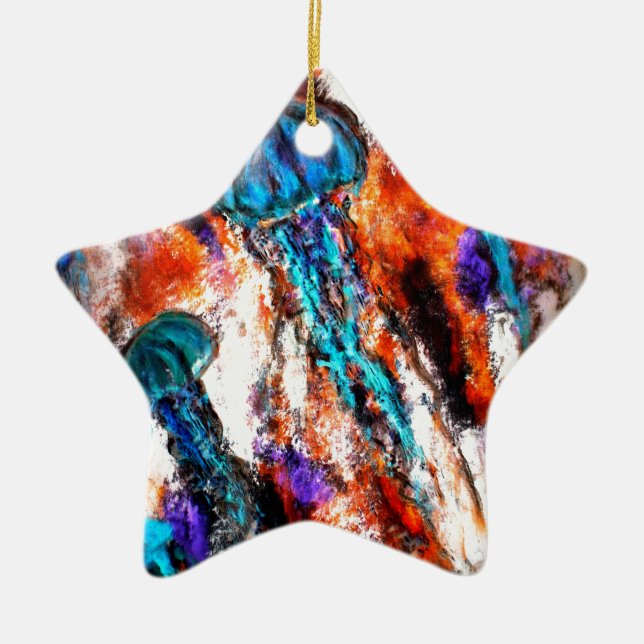 Jellyfish Jump Electric Ceramic Tree Decoration (Front)