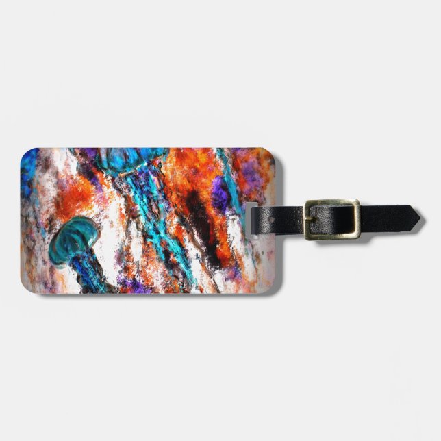Jellyfish Jump Electric Luggage Tag (Front Horizontal)