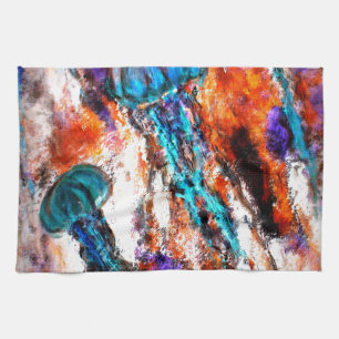 Jellyfish Jump Electric Tea Towel