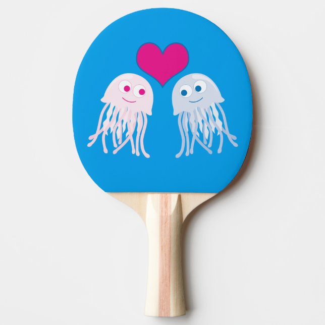 Jellyfish Love Ping Pong Paddle (Front)