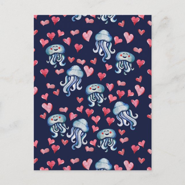 Jellyfish Love Postcard (Front)