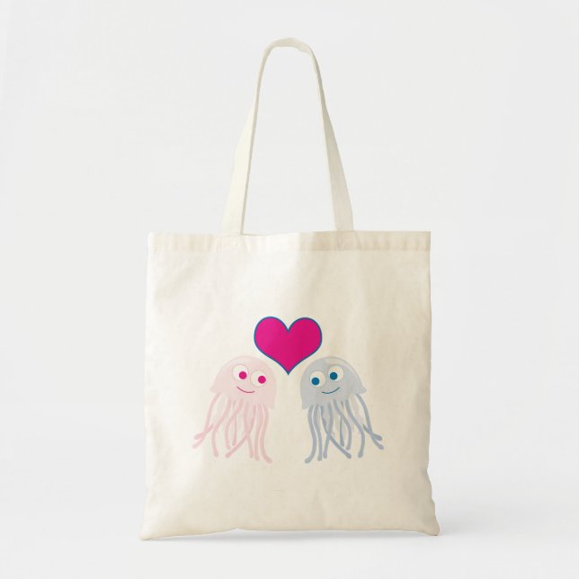 Jellyfish Love Tote Bag (Front)