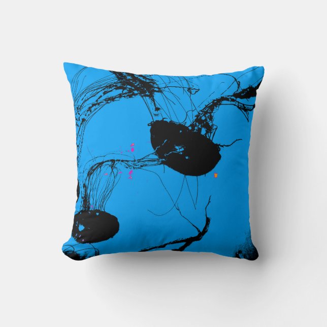 Jellyfish - Marine Animals Cushion (Front)