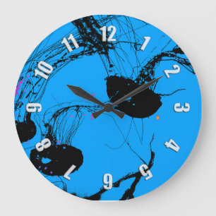 Jellyfish - Marine Animals Large Clock