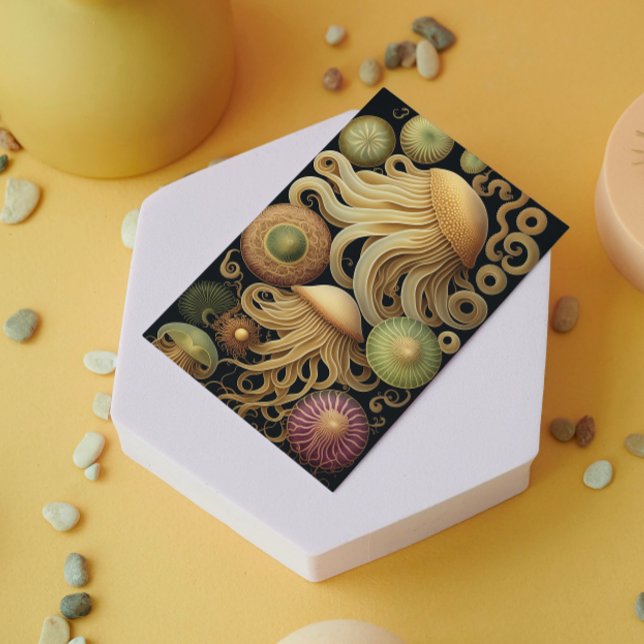 Jellyfish | Modern Haeckel  Greeting Card (Creator Uploaded)