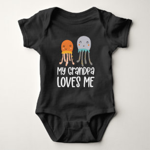 ⭐ Jellyfish ⭐ My Grandpa Loves Me Baby Bodysuit