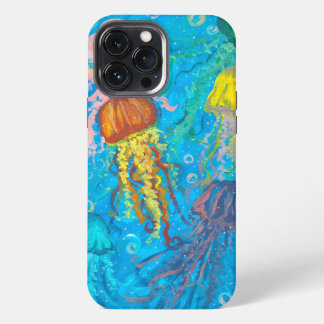 jellyfish, ocean, sea iPhone 13 pro max case