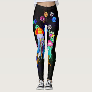 Jellyfish of Lights  Leggings