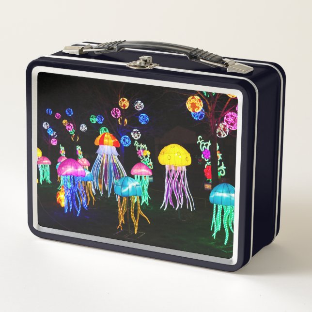 Jellyfish of Lights  Metal Lunch Box (Front)