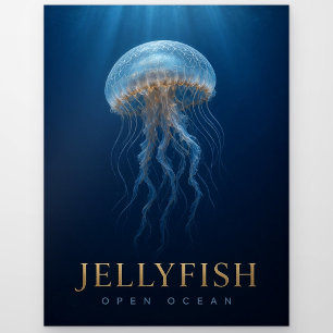 Jellyfish Open Ocean Wildlife ANIMAL Postcard