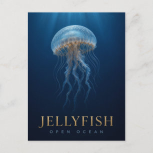 Jellyfish Open Ocean Wildlife ANIMAL Postcard