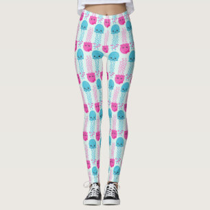 Jellyfish Pattern, Cute Jellyfish, Sea Animals Leggings