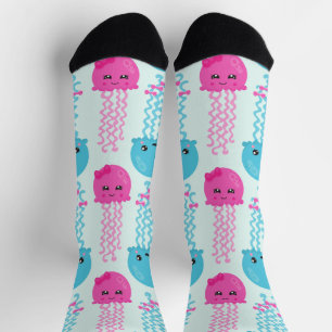 Jellyfish Pattern, Cute Jellyfish, Sea Animals Socks