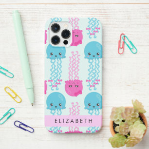 Jellyfish Pattern, Cute Jellyfish, Sea, Your Name iPhone 12 Pro Case