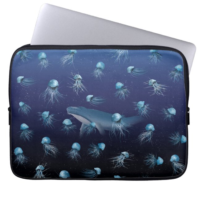 JELLYFISH Pattern Laptop Sleeve (Front)