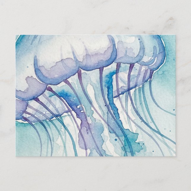 Jellyfish Postcard (Front)