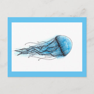 jellyfish postcard