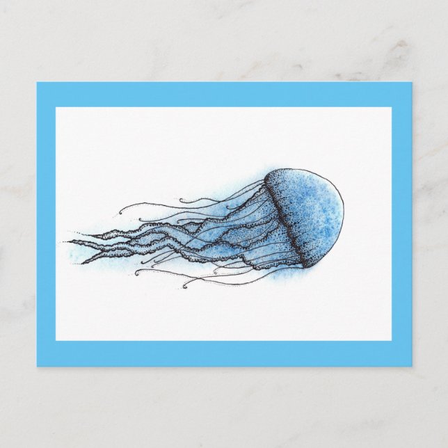 jellyfish postcard (Front)