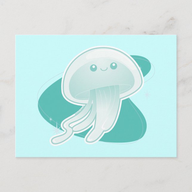 Jellyfish Postcard (Front)