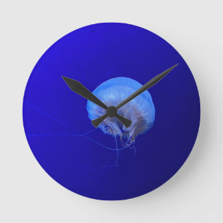 Jellyfish Round Clock