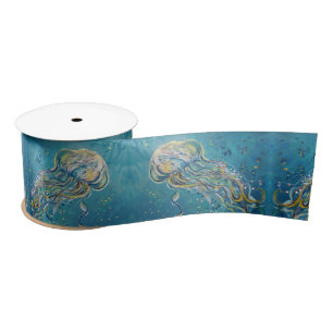 jellyfish  satin ribbon