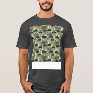 Jellyfish Seamless Pattern Jelly Fish Aquatic Mari T-Shirt