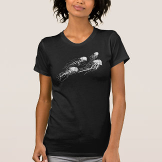 Jellyfish Silhouettes dark tee shirt
