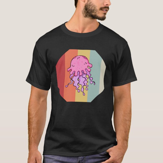 Jellyfish Smack Plankton Ephyra Creature T-Shirt (Front)