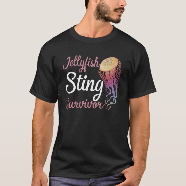 Jellyfish Sting Survivor T-Shirt (Front)