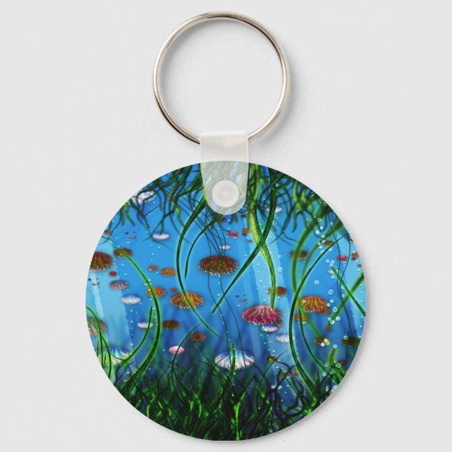 Jellyfish Swamp Key Ring (Front)