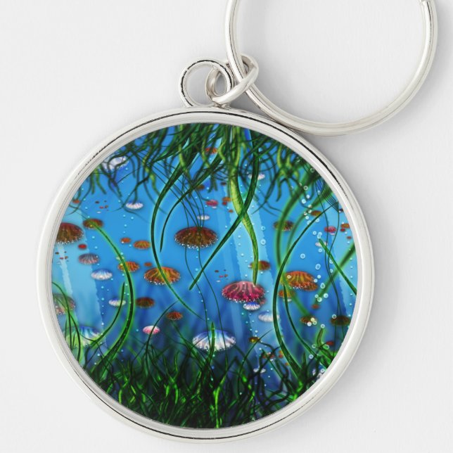 Jellyfish Swamp Key Ring (Front)