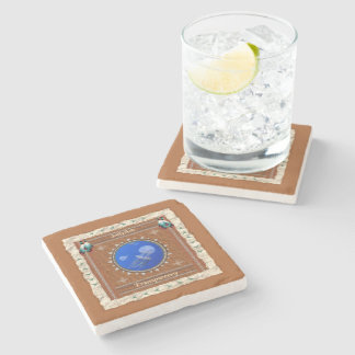Jellyfish Transparency Energy Stone Coaster