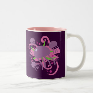 Jellyfish Two-Tone Coffee Mug