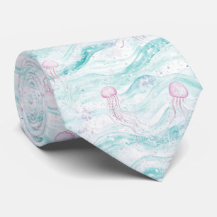 Jellyfish Underwater Adventure Pattern Tie