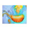 Jellyfish Watercolor Postcard