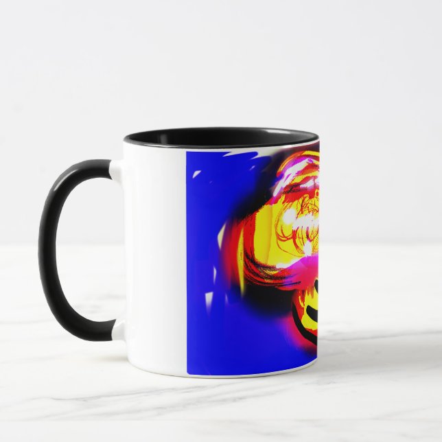 jellyfish wave  mug (Left)
