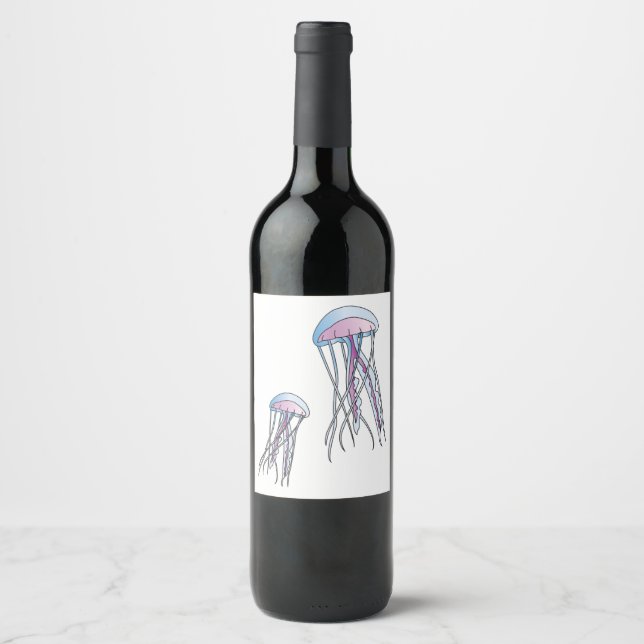 Jellyfish Wine Label (Front)