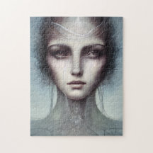 Jellyfish Woman Fantasy Jigsaw Puzzle